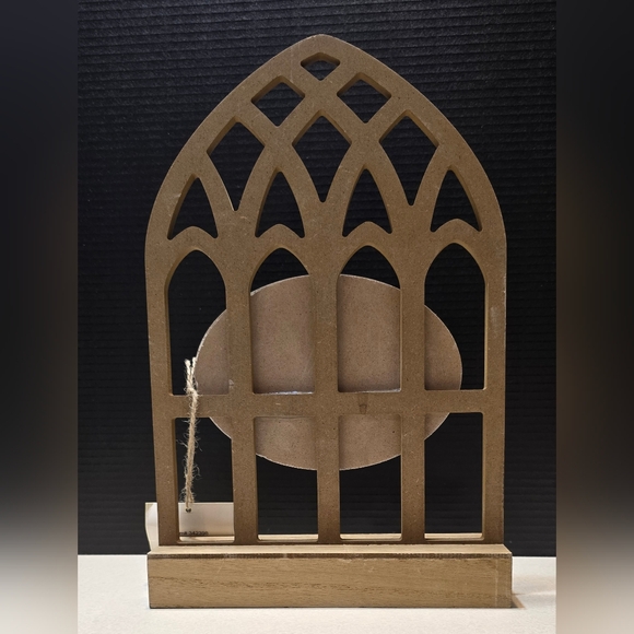 Rustic Tabletop Arch "Love" Home Decor Natural Wood Finish Office Decoration NWT - Picture 2 of 7